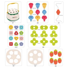 Montessori Sensory Toddler Toys Toy for 1 Year Old Boys Girls Birthday Gifts 1st One First Birthday 1 Year Old Girl Boy, Educational Learning Toy for 1-2 Year Old Fine Motor Skills (Color)