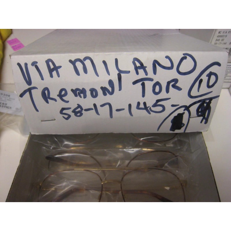 Via Milano EYEGLASS FRAMES Style TREMONT TOR Sz. 58-17-145-48V W/Generic