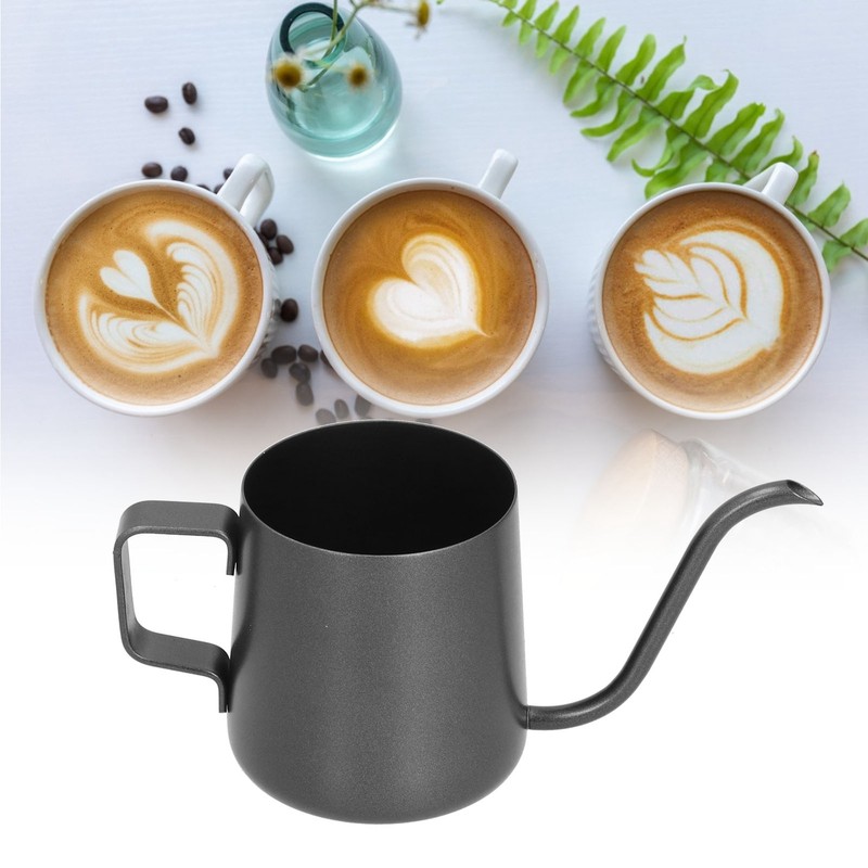 250ml Stainless Steel Hanging Ear Coffee Pot Gooseneck Spout Tea
