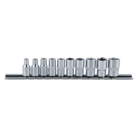 KS Tools Classic 917.0620 4042146566329 Hexagonal Socket Set 10-Piece 4-13 mm 1/4 Inch