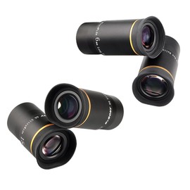 SVBONY Telescope Eyepiece Fully Mutil Coated 1.25 inches Telescope Lens 6mm 9mm 15mm 20mm Eyepiece Kit 66 Degree Ultra Wide Angle HD Eyepiece Set