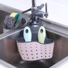 Kitchen Sink Caddy Sponge Holder Silicone Plastic Soap Holder Hanging