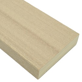 BuyPlastic Tangent Poly Lumber - Birchwood, 2x4 (1.5" x 3.5"), 72" Length - HDPE Plastic Board for Outdoor Furniture and More