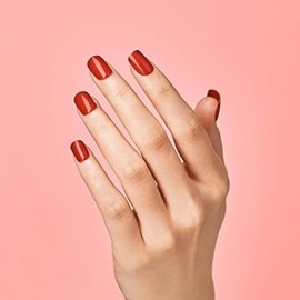 KISS imPRESS Manicura a presión de color, kit de uñas de gel, tecnología PureFit, longitud corta, "Reddy or Not", Mani de color sólido sin pulido, inc