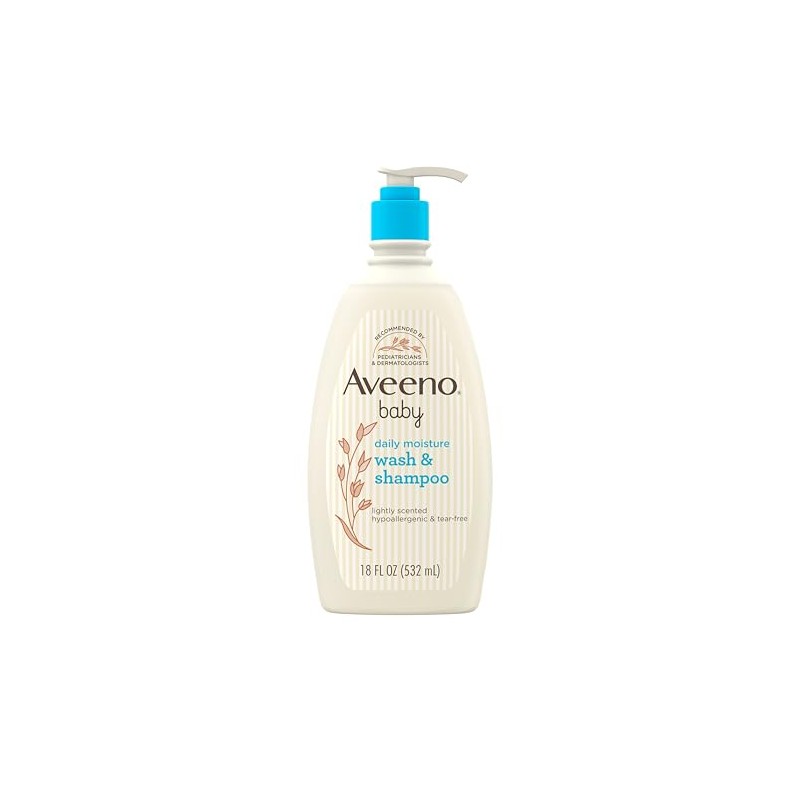 Gel de ducha y champú Aveeno de bebé, 381371023905, 1,