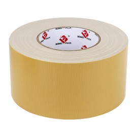 3 Inch Tan Brown Duct Tape Waterproof,Heavy Duty,3 Inch x 60 Yards,9 Mil Industrial Grade Light Brown Duct Tape,No Residue,Strong,Flexible and All Weather,Professional for Indoor & Outdoor Use