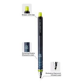 Kurutoga Lapiz Portaminas Uni-ball Kurutoga 0.7mm Hb#2 Repuestos