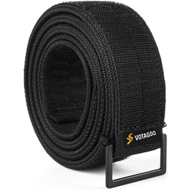 VOTAGOO 1.5" Inner Belt Hook Liner EDC Belt with Metal Buckle Fit Inside Duty Belt for 1.75"-2" Loop Outer Belt