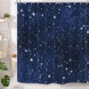 Space Shower Curtain Starry Night Star Sky Shower Curtain Bathroom