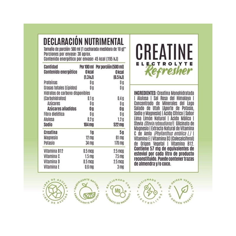 Suplemento Alimenticio Birdman Creatine Refresher Lemon Twist 300gr