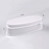 ANCLLO Nail Dipping Container Nail Powder Dipping Container White