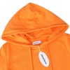 Clearlove Spring Dresses for Women,3/4 Sleeve Pocket Hoodie Dress(Orange XL)