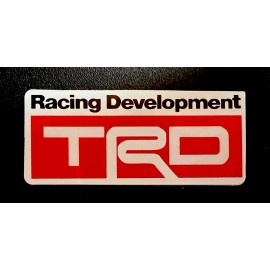 TRD racing development sticker. *Glossy*Finish