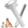 Azinol ペットコーム 3in1多機能猫 犬 ブラシ 猫用コーム ワンクリック脱毛 お手入れ簡単 もつれ解消コーム 調節可能