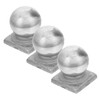 Operitacx 3pcs Guardrail Caps for Fence Posts Post with Smooth