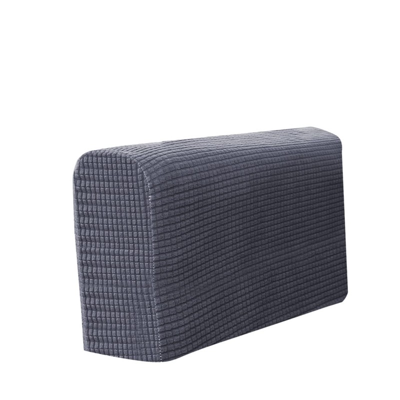 GRIRIW 2pcs Removable Washable Sofa Armrest Covers Couch Arm Protectors