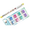 Lopenle 12PCS Non Sharpening Pencils Animals Stackable Pencils Transparent Mechanical