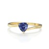 Ladies 9 Carat Gold on Sterling 925 Solid Trillion Cut