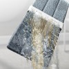 Microfiber Flat Mop Hand Wash Free Long Handle Large Flat