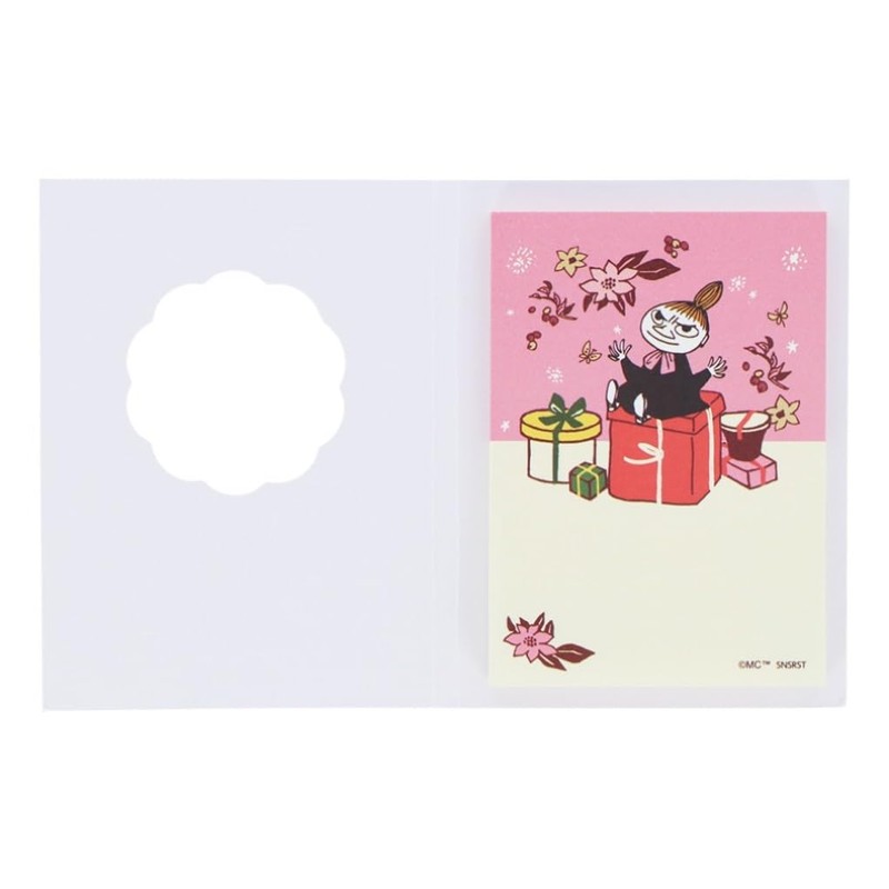 Sunstar Stationery Moomin Sticky Notes with Window, Little My S2841339
