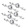 5 Pack Crystal door handles, handles for cupboards draws, Drawer