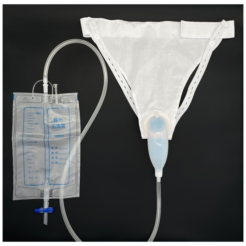 Wearable Reusable Urine Bags for Men- 2 Urine Catheter Drainage
