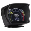 Black Vehicle HUD Display Multifunction OBD HUD Gauge 9 Alarm