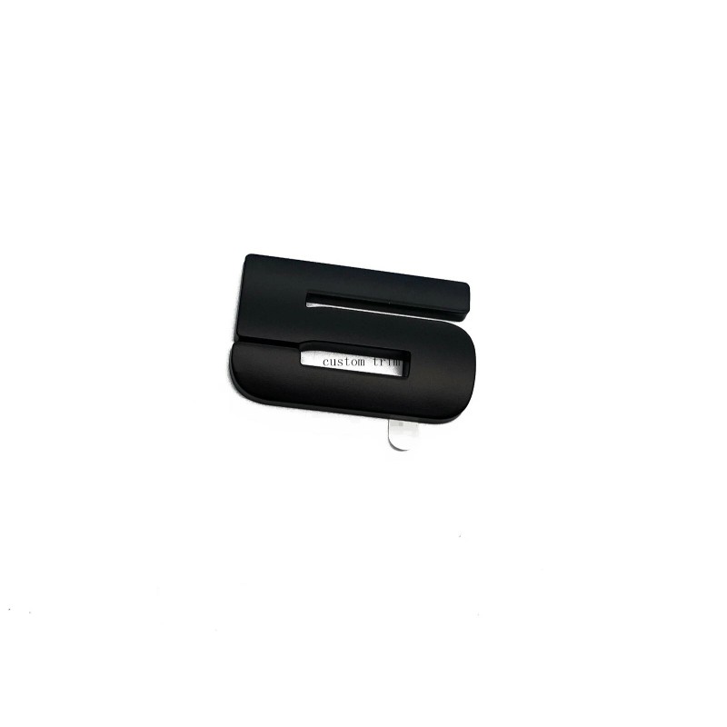 CAPSBAY 2PC Matte BLACK 2500HD SIERRA SILVERADO DOOR EMBLEM NAMEPLATE