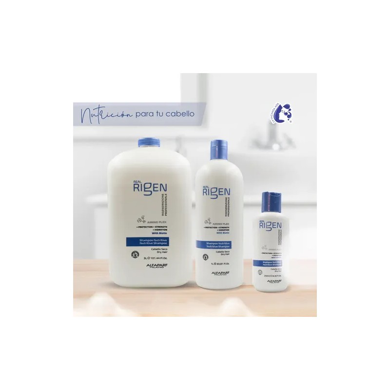 Shampoo Alfaparf Real Rigen Nutritivo 1000ml
