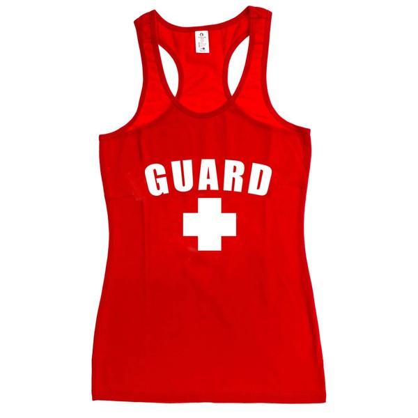 BLARIX Womens Guard Racerback Tank Top (Red, Medium)