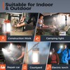 Rechargeable 12000mAh Camping Light with Adjustable Stand, Cordless Work Light