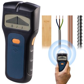 AGT Cable Finder: Multifunctional 3-in-1 Wall Scanner for Wood, Metal & Power Lines (Line Detector, Cable Finder)