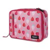 PackIt Freezable Classic Lunch Box, Sweet Strawberry, Built with ECOFREEZE