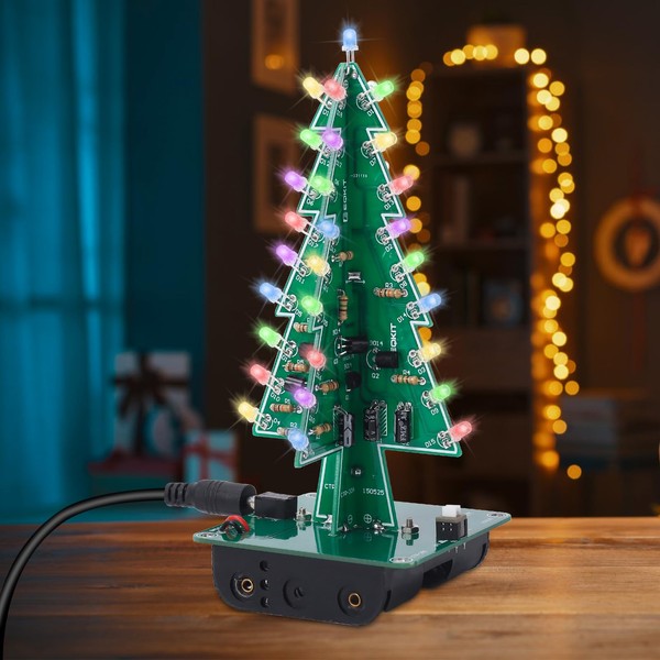 IS Christmas Tree Soldering Project, Icstation 3D Xmas Tree Soldering