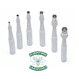 Scientific Labwares Disposable Punch Biopsy with Protective Cap, 4.0mm, Sterile, Single Punch Blade, Indivdually Packed (Box of 10)