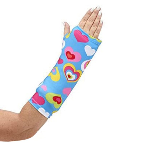 CastCoverz! Designer Arm Cast Cover - Happy Hearts - Small