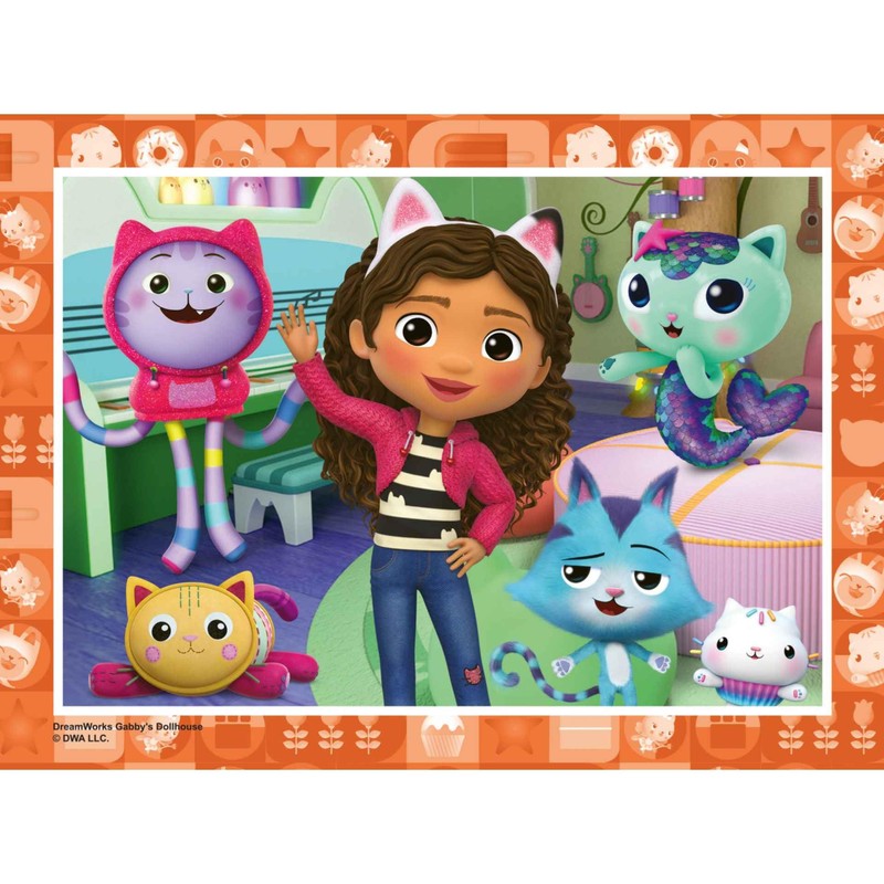 Ravensburger Gabby’s Dollhouse Jigsaw Puzzles for Kids Age 3 Years