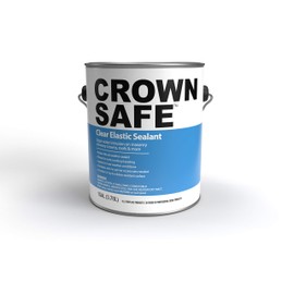 US Fireplace Products Crown Safe - 1 Gallon - Brushable Chimney Crown Repair - Super Adhesion, Clear Finish, Eliminates Roof & Chimney Crown Leaks