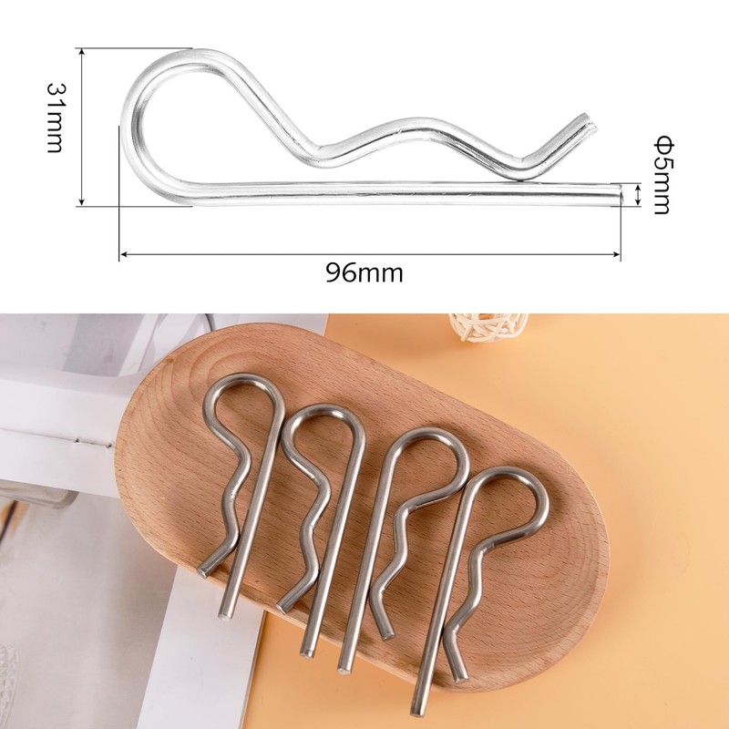 Stainless Steel R-Clip Split Pin - Secure Shaft Retaining Pin