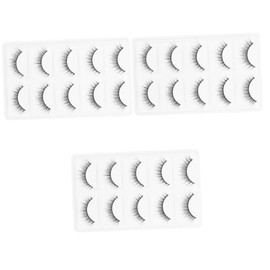 Healeved 15pairs Natural Looking Fake Eyelashes Soft Comfortable and Reusable Style for Daily Wear Parties and Professional Makeup Applications