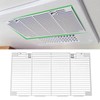 RV AC Ducted Grille Replacement ABS Material 2 Filter Screens