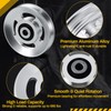 4 Pcs Aluminum Pulleys for Cable Machine Set, 90mm Aluminum