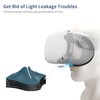 Compatible with VR Oculus Quest 2 Accessories, Breathable Foam Face