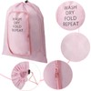 2 Pcs Travel Laundry Bag Washable Dirty Clothes Bag with