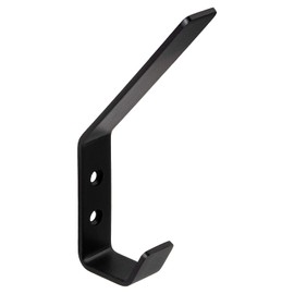 Sandra modern coat hook stainless steel coat hook, matt brushed stainless steel, 52 x 19 mm, rust-proof clothes hooks made of stainless steel V2A, incl. Mounting materials.