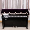 88 Key Piano Half Covered Anti Dust Cover Flannelette Piano