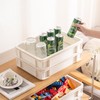 PiJeyiee Plastic Industrial Storage Bin, Multi-Purpose Organizer Tote for Bathroom,