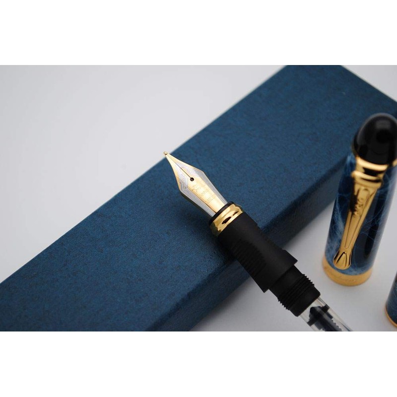 JINHAO X450 Fountain Pen M Nib (Green Marble)
