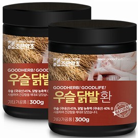 조은약초 우슬 닭발 환, 300g, 2개 Joheun Herb Usul Chicken Feet Pills, 300g, 2 pieces