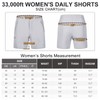 33,000ft Pantaloni corti da trekking, da donna, elasticizzati, leggeri, estivi,